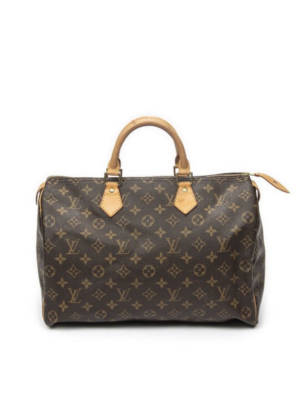 Louis Vuitton Speedy Brown Monogram Canvas Handbag
